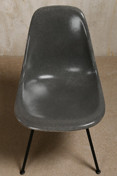 Charles and Ray Eames DSX Elephant Hide Grey side chair
