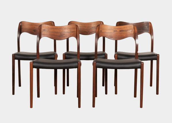 Niels O. Møller Model 71 Dining Chair Rio Rosewood – Joink.nl