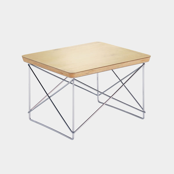 Charles & Ray Eames LTR Table gold leaf / chrome