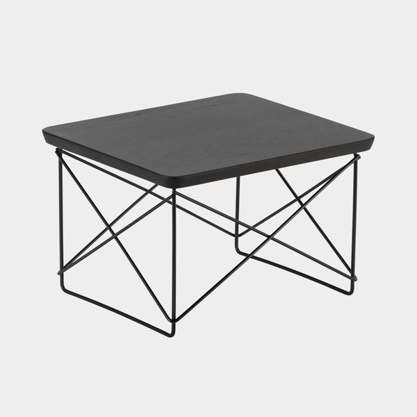Charles & Ray Eames LTR Table solid black oak / black