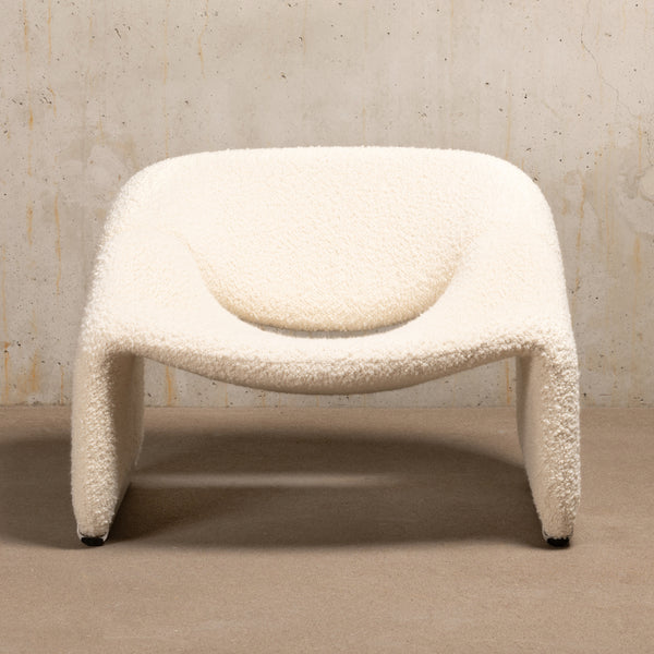 Pierre Paulin F598 Groovy in creme Boucle for Artifort
