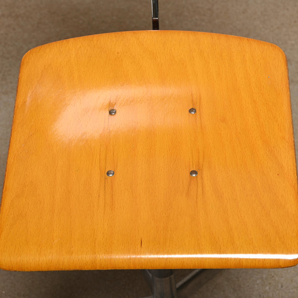 Jørgen Rasmussen industrial Office / Desk Chair in light wood for Labofa