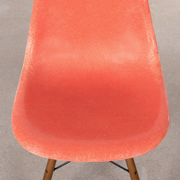 Charles and Ray Eames DSW Salmon side chair